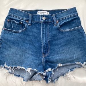 Abercrombie & Fitch Curve Love High Rise Mom Shorts
